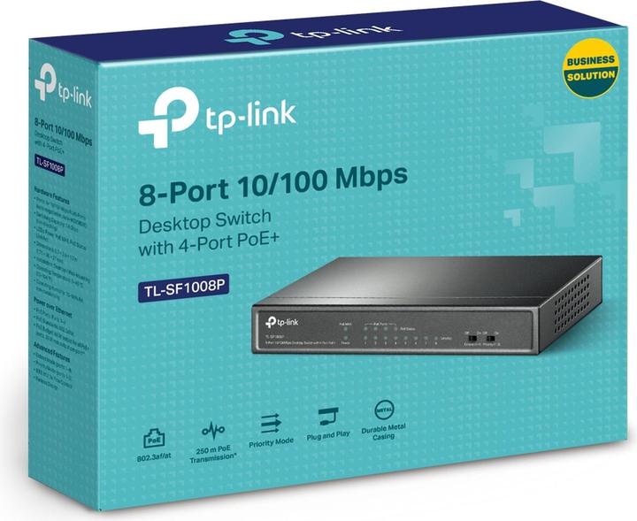 Produktbild TP-Link Tl-Sf1008p (8 Ports)