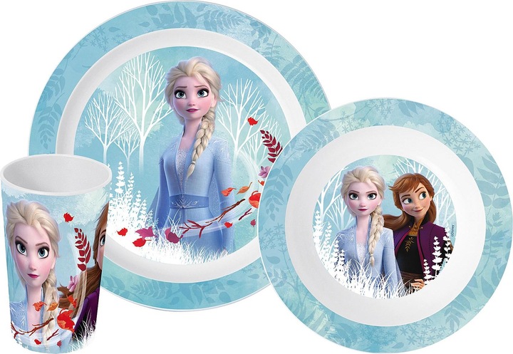 Actual product image pos Breakfast set 'Frozen II' 3 pieces