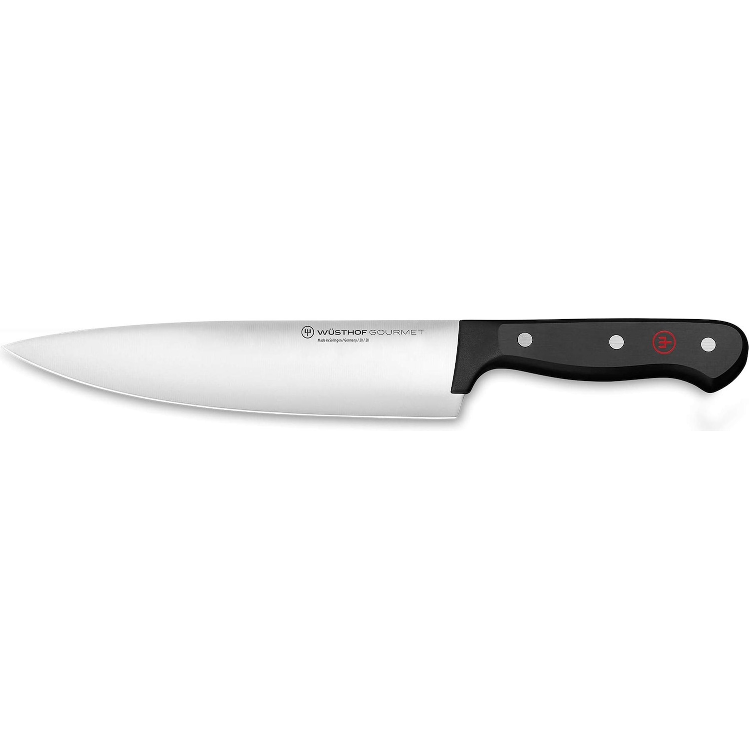 Wüsthof Kochmesser 'Gourmet', Küchenmesser, Schwarz, Silber