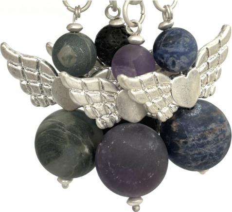 Produktbild Andreani Armband mit echtem Amazonite (80 cm, Steine, Nude, Glas, Braun, Metall)