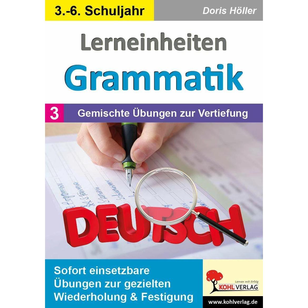 Thumbnail - Lerneinheiten Grammatik / Band 3: Gemischte Übungen zur Vertiefung, Schulbücher von Doris Höller