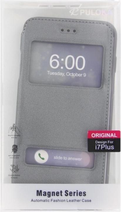 Immagine prodotto Puloka Custodia Flip per iPhone 7 Plus grigio (Apple iPhone 7 Plus)