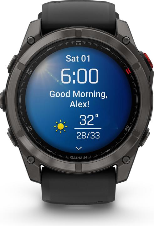 Image du produit Garmin fēnix® 8 Pro 51mm DLC Titane (51 mm)