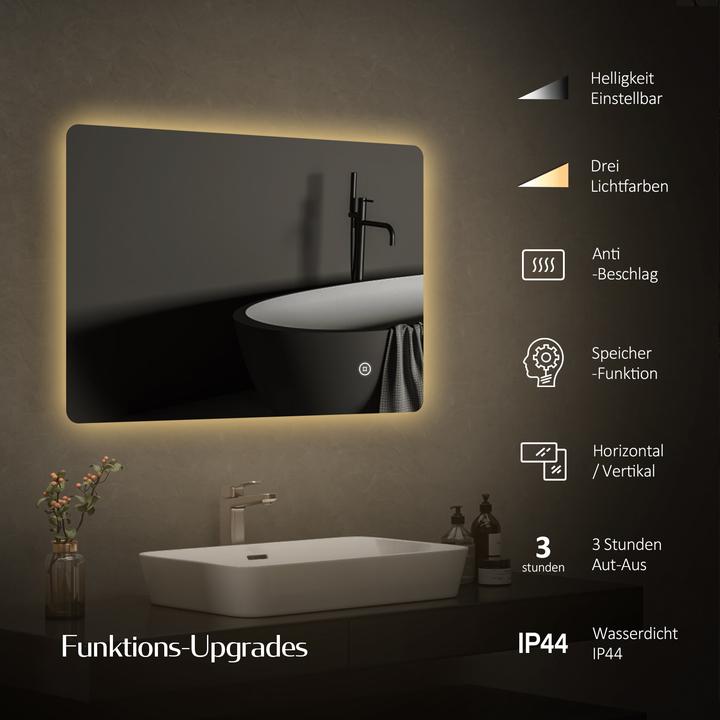 Actual product image Emke Bathroom mirror