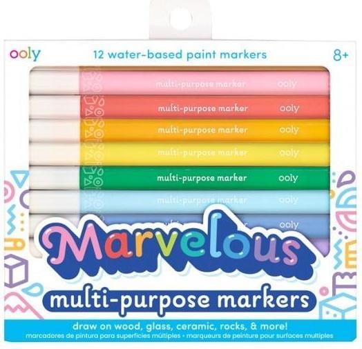 Ooly Wunderbare Ölmarker für verschiedene Oberflächen (12x)