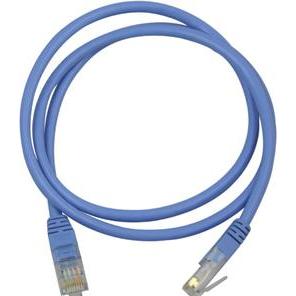 Deltaco UTP Cat5e - 0,5 m - RJ-45 - RJ-45 - Blau (U/UTP, CAT5e, 0.50 m), Netzwerkkabel