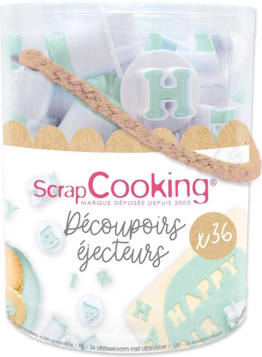 Image du produit ScrapCooking Set Stempelschneider "Buchstaben & Zahlen"