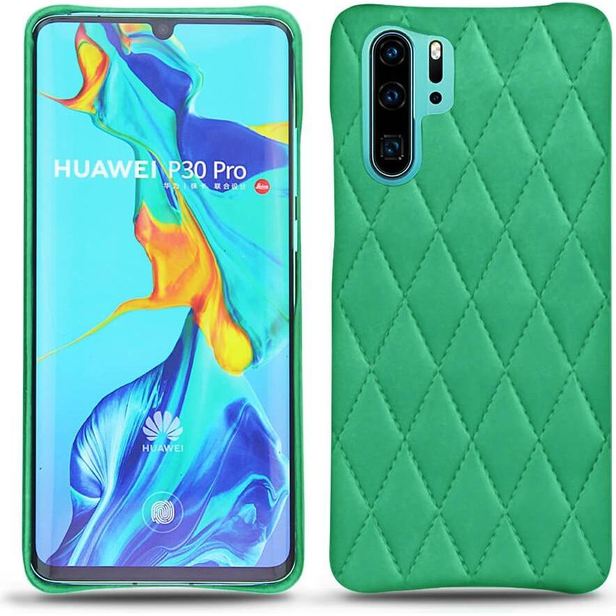 Noreve Lederschutzhülle (Huawei P30 Pro), Smartphone Hülle, Grün