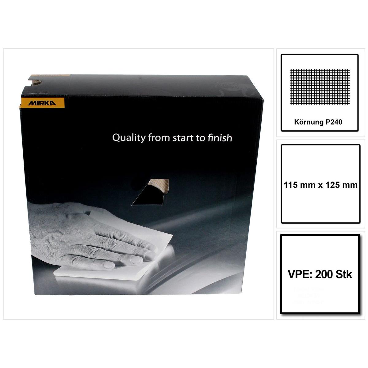 Thumbnail - Mirka, Schleifmittel, Goldflex Soft 115x125mm P240 200Stk. ( 2912707025 ) Handpad Rolle perforiert (P240)