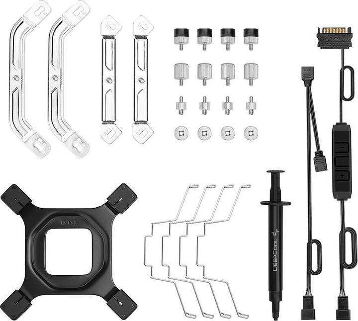 Immagine prodotto Deepcool R-AS500-BKNLMN-G Componente di raffreddamento per computer Raffreddatore per processore 14 cm Nero (159 mm)