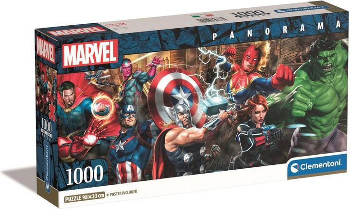 Immagine prodotto Clementoni Pzl 1000 Panorama Marvel Compact (1000 pezzi)