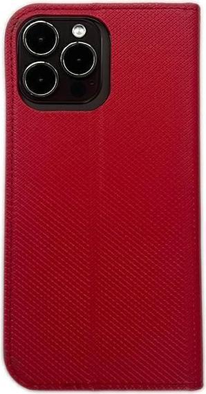 Actual product image No Name Case Smart Magnet book Xiaomi 13T czerwony/red (Xiaomi 13T)
