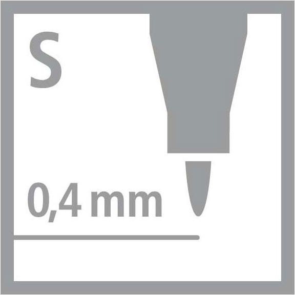 Produktbild STABILO Write-4-all Permanent-Marker (Schwarz, 0.40 mm, 1 x)