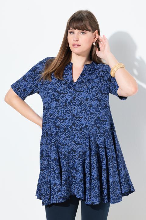 Immagine prodotto Ulla Popken T-Shirt, A-Linie, Tunika-Ausschnitt, Halbarm (50, 52)