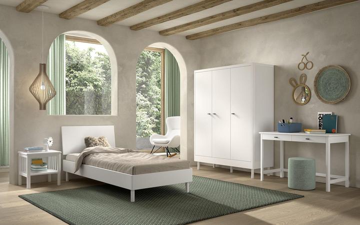 Image du produit Vipack Kinderzimmer Forrest Buche 4-teilig Set F (Lit de bébé)