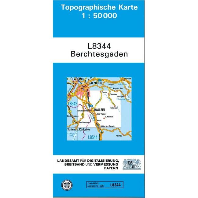 Berchtesgaden 1 : 50 000, Landkarte