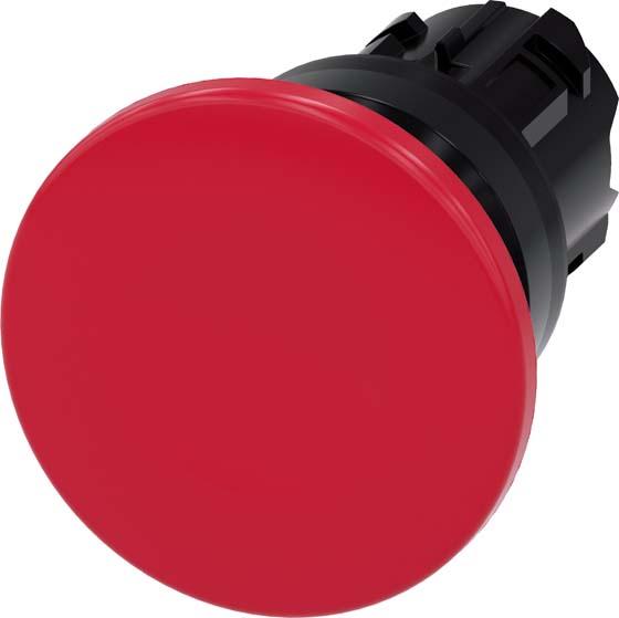 Actual product image Siemens Mushroom Pushbutton 22mm Round Plas