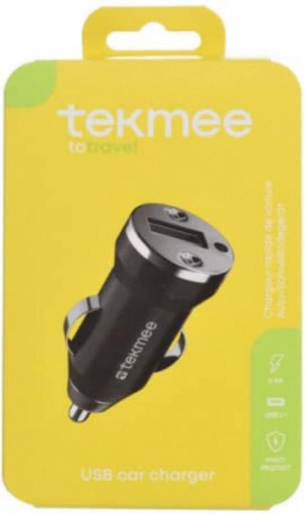 Produktbild Tekmee Ladeadapter KFZ USB-A 12V schwarz