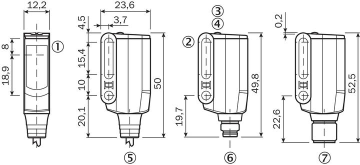 Actual product image Sick Small photoelectric sensor (5 m)