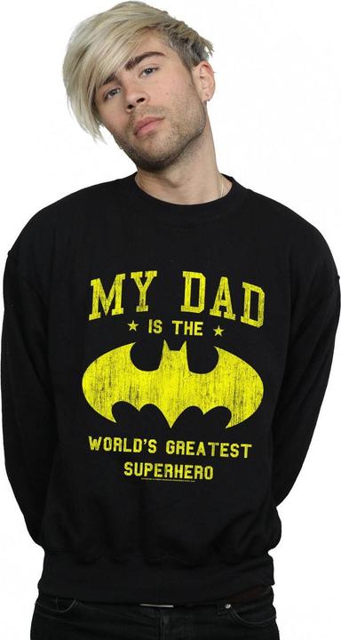 Immagine prodotto Felpa uomo Batman My Dad Is A Superhero in cotone (4XL)
