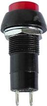Image du produit Velleman R18-25A Push Switch 1P Off-On Black 1A/125V