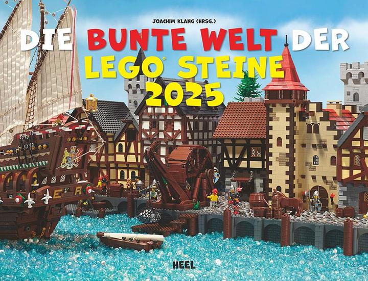 Produktbild Die bunte Welt der LEGO® Steine Kalender 2025 Wandkalender (Harter Einband, Deutsch)