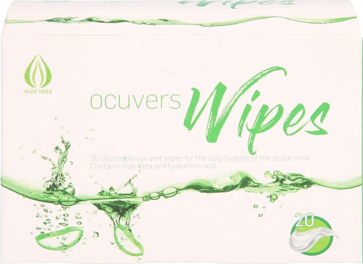 Immagine prodotto Innomedis Ocuvers Wipes Reinigungstücher Btl 20 Stk (Matita per la cura degli occhi, 683.10 ml, Giorno + Notte)