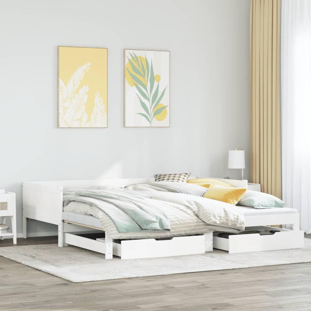 VidaXL, Sofa, Tagesbett Ausziehbar mit Schubladen