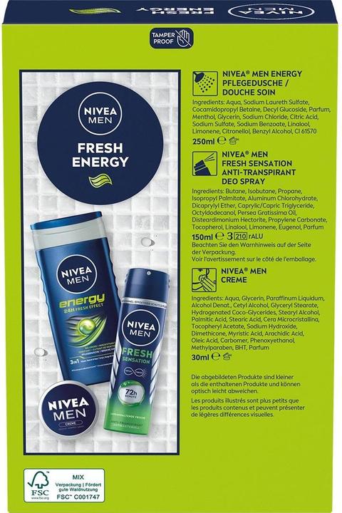 Produktbild NIVEA MEN Frische Energie (Körperpflegeset)