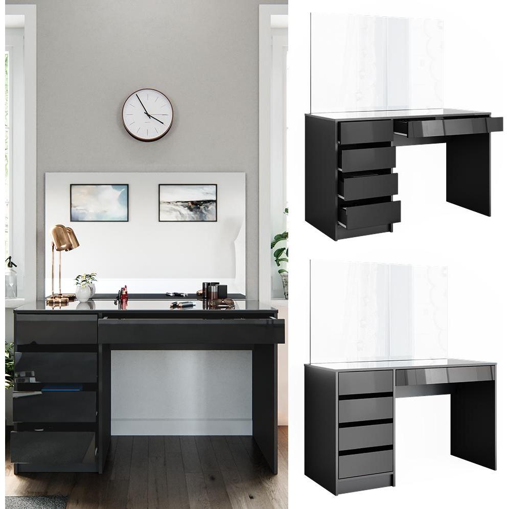 Thumbnail - Vicco, Schminktisch, Sherry mit Spiegel (120 x 75 x 55 cm)