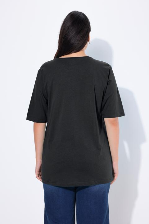 Immagine prodotto Ulla Popken Maglia dal taglio morbido con scollo rotondo e mezze maniche (54)