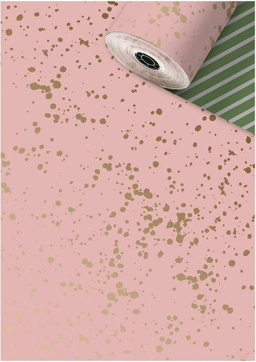 Produktbild Stewo Geschenkpapier 0.3×250m Sprenkel rosa