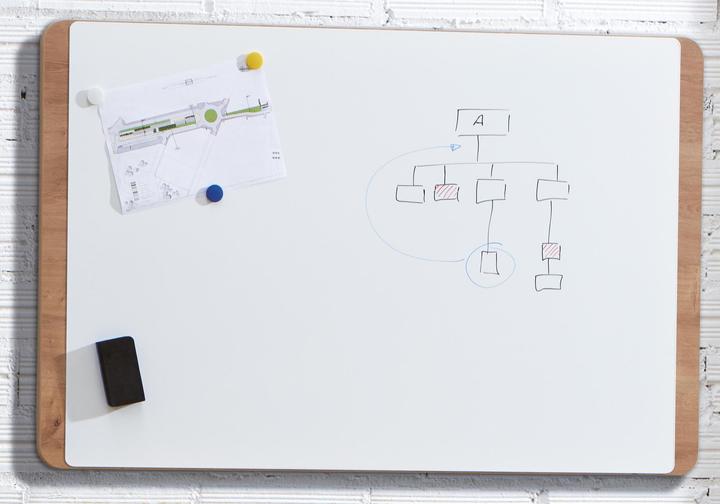 Immagine prodotto Berec Whiteboard Holz (75 x 115 cm)