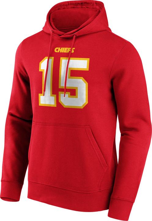 Immagine prodotto Fanatics Felpa con cappuccio grafica Kansas City Chiefs Mahomes 15 M (M)