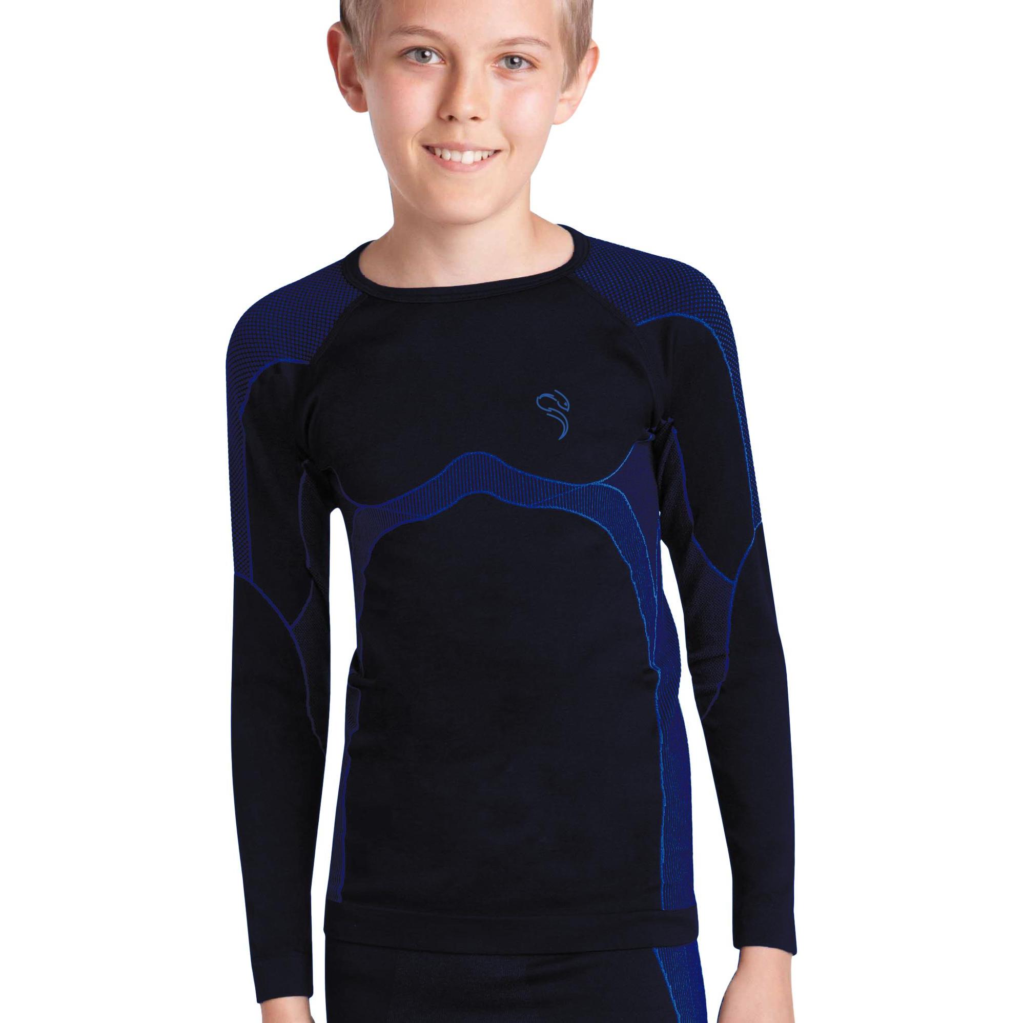 Thumbnail - Black Snake, Herren, Funktionsshirt, little viper (158, 164), Schwarz, Blau, 158, 164