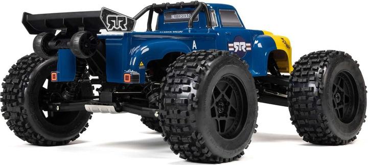 Actual product image Arrma Monster Truck Notorious 6S 4 x 4, Blau ARTR, 1:8 (RTR Ready-to-Run)