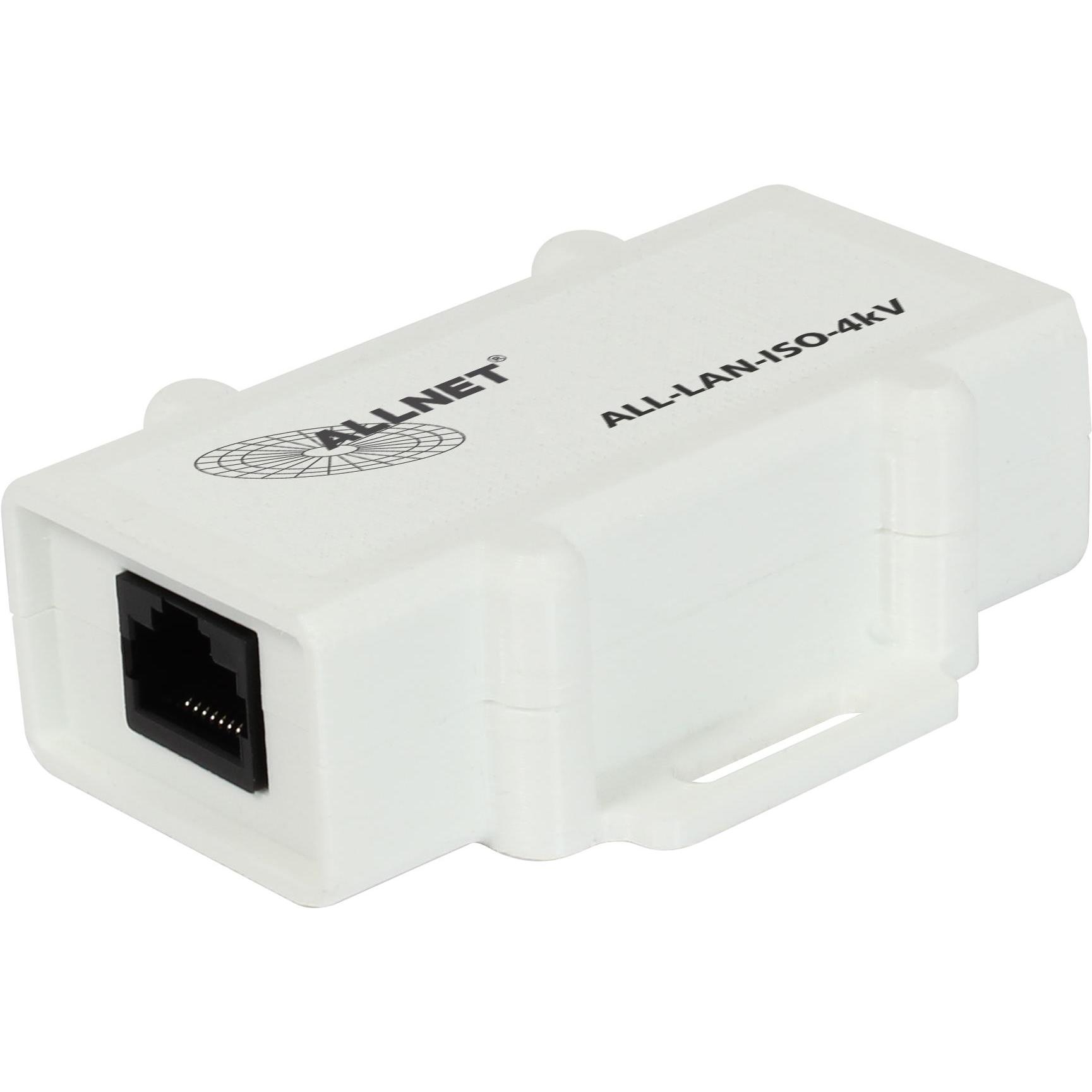 Allnet 168085 Weiss 100 g (1 Ports), Netzwerk Switch, Weiss