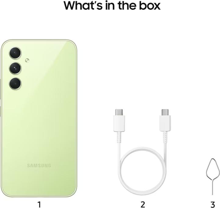 Produktbild Samsung Galaxy A54 5G (128 GB, Awesome Lime, 6.40", Dual SIM, 5G)