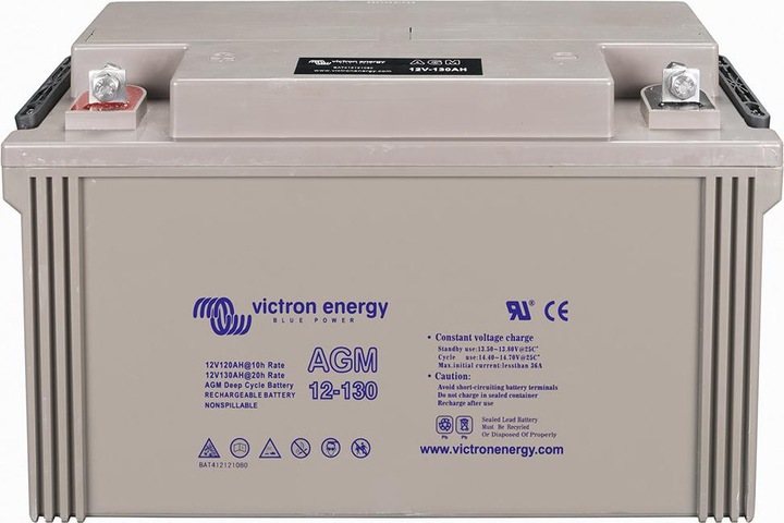 Immagine prodotto Victron Energy Batteria AGM Deep Cycle 12V/130Ah (12 V, 130 Ah)