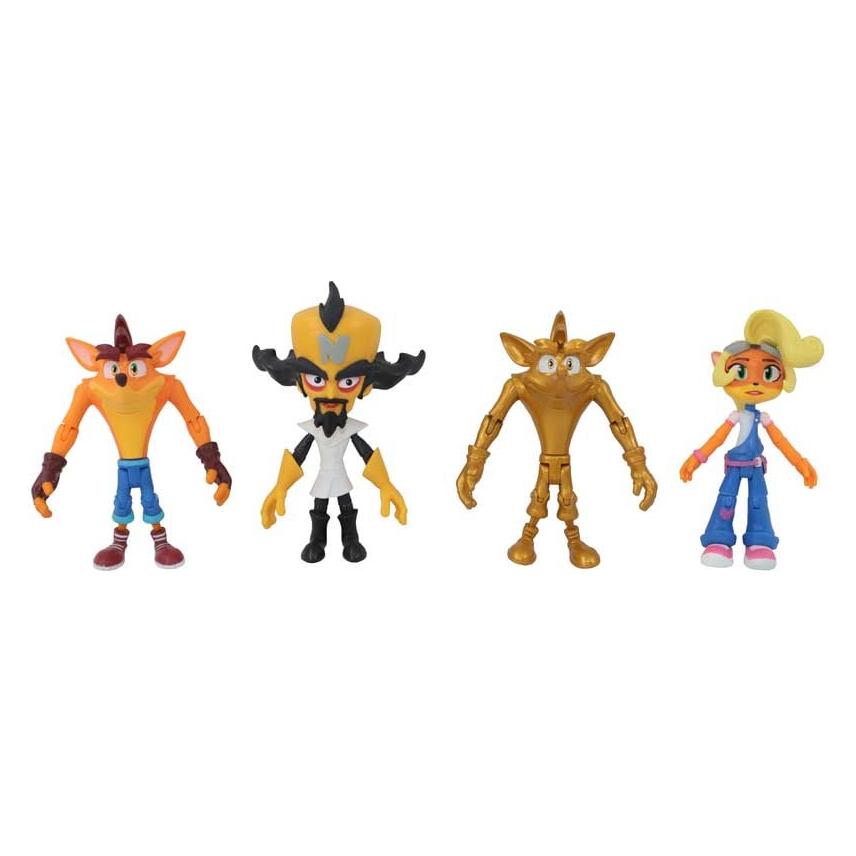 Crash Bandicoot Action Figures – 4 Pcs