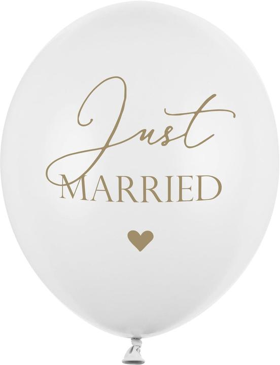 Partydeco Just Married (6 x)