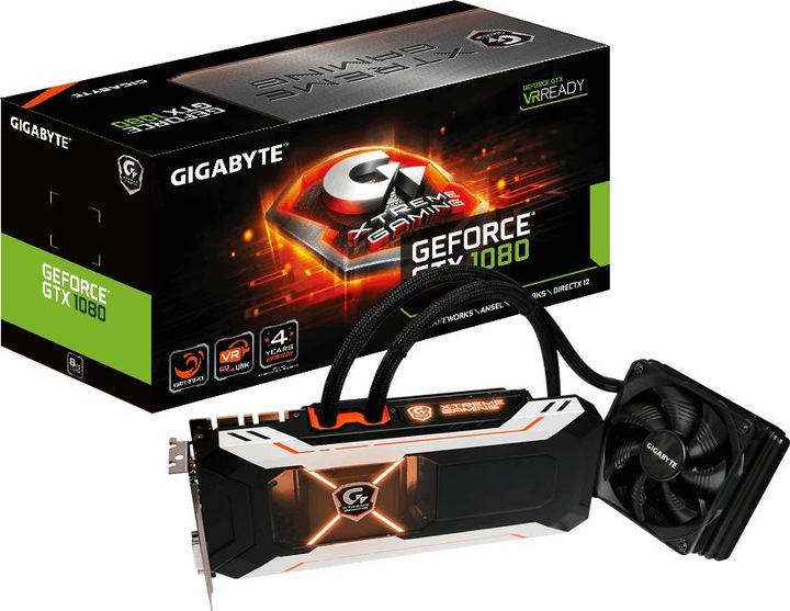 Gigabyte GeForce GTX 1080 Xtreme Gaming Water Cooling (8 GB)