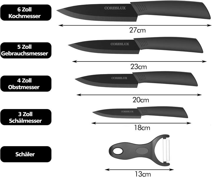 Produktbild Coreslux Keramikmesser-Set