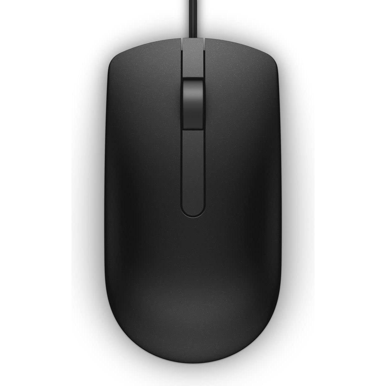 Dell Kit Mouse, USB, 2 Buttons (Kabelgebunden), Maus, Schwarz
