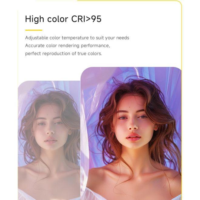 Actual product image Old Shark D10s Portables RGB LED Flash Licht mit 129 LEDs (Video light)