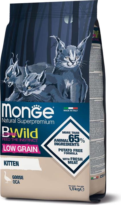 Produktbild Monge Kitten Gans (Welpe + Kitten, 1 Stk., 1500 g)