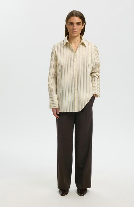 Image du produit Selected Slfrita Mw Wide Pant Mel Noos
