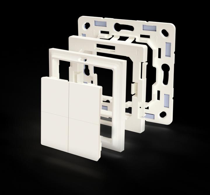 Image du produit Shelly Wall Switch Adapter - Gira /Merten