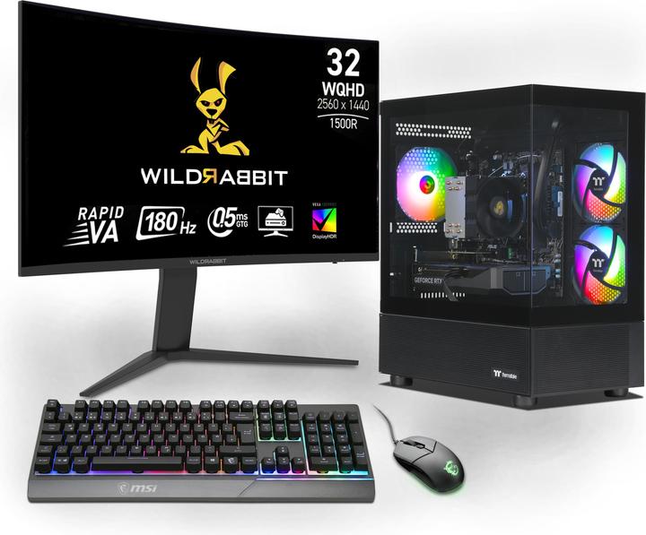 Image du produit Ankermann Thermal Gaming Bundle (1000 Go, 16 Go, AMD Ryzen 7 8700F, GeForce RTX 5060 Ti)