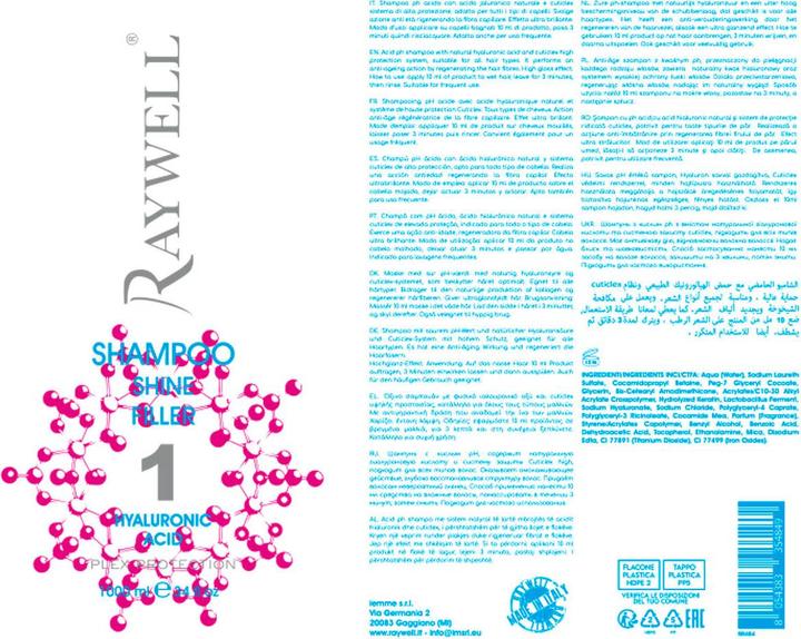 Produktbild Raywell Shine Filler Shampoo (1000 ml, Flüssiges Shampoo)